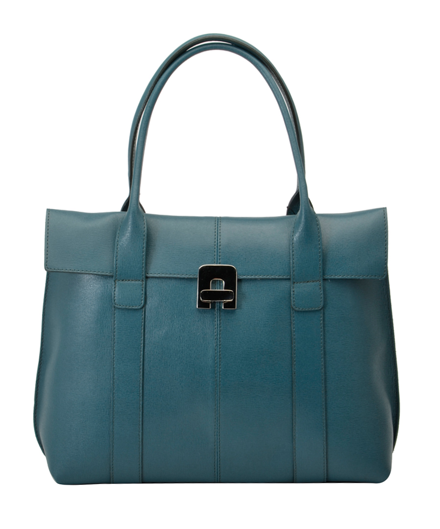 Maria Elga blue leather handbag Sale - Bright Bags Maria Elga blue leather handbag Sale - Bright Bags