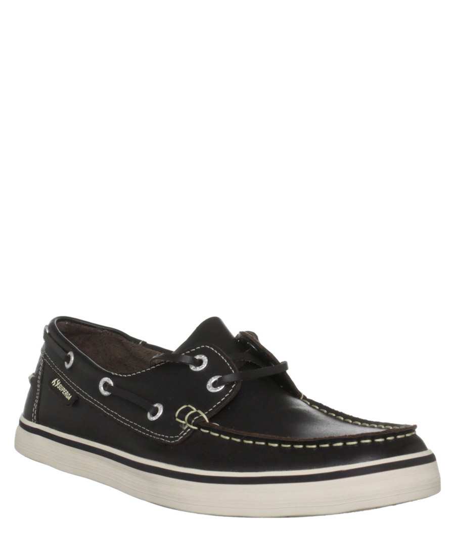 Superga Unisex Leather Boat Shoes, Designer Footwear Sale, Superga , SECRETSALES