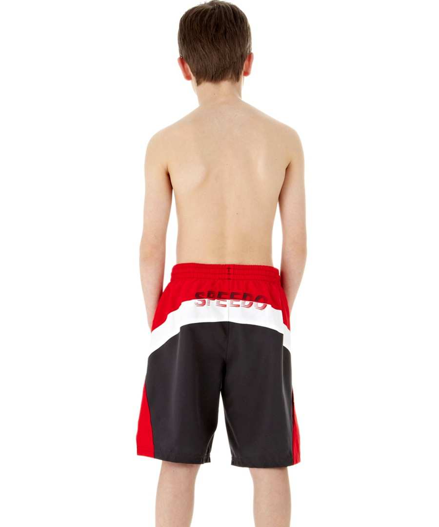 Speedo Boy's Stampa Long Swim Shorts, Designer Swimwear Sale, Outlet