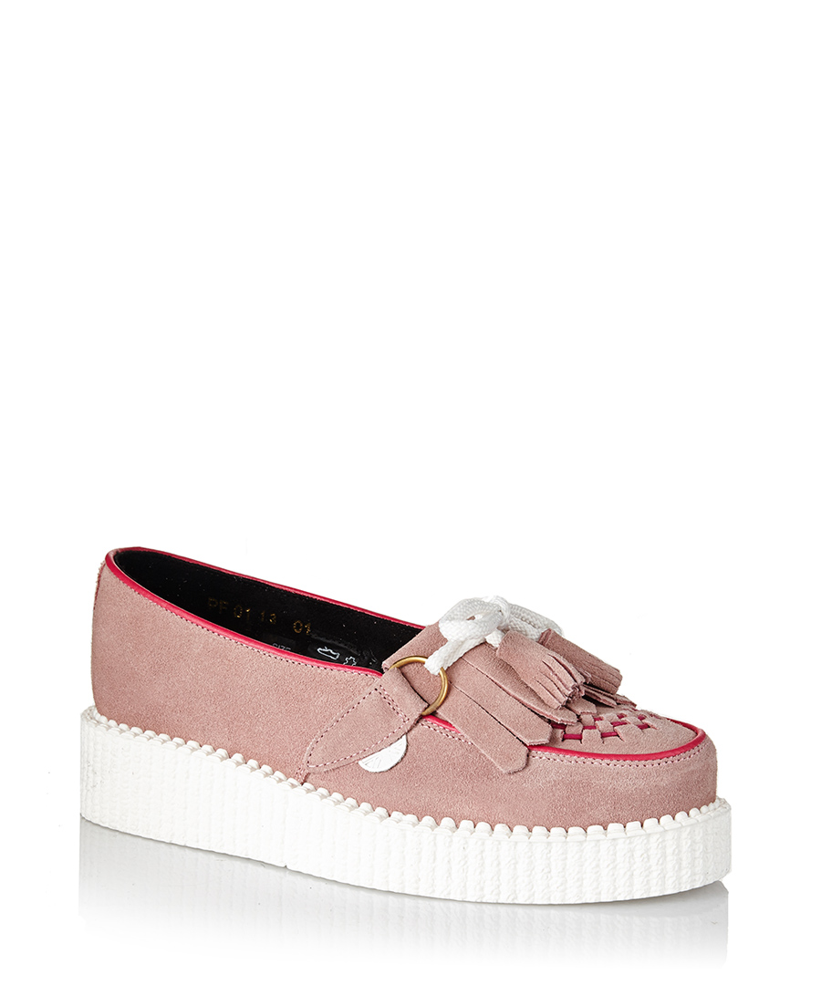 underground loafers underground pale pink suede fringe tassel loafers underground loafers underground pale pink suede fringe tassel loafers