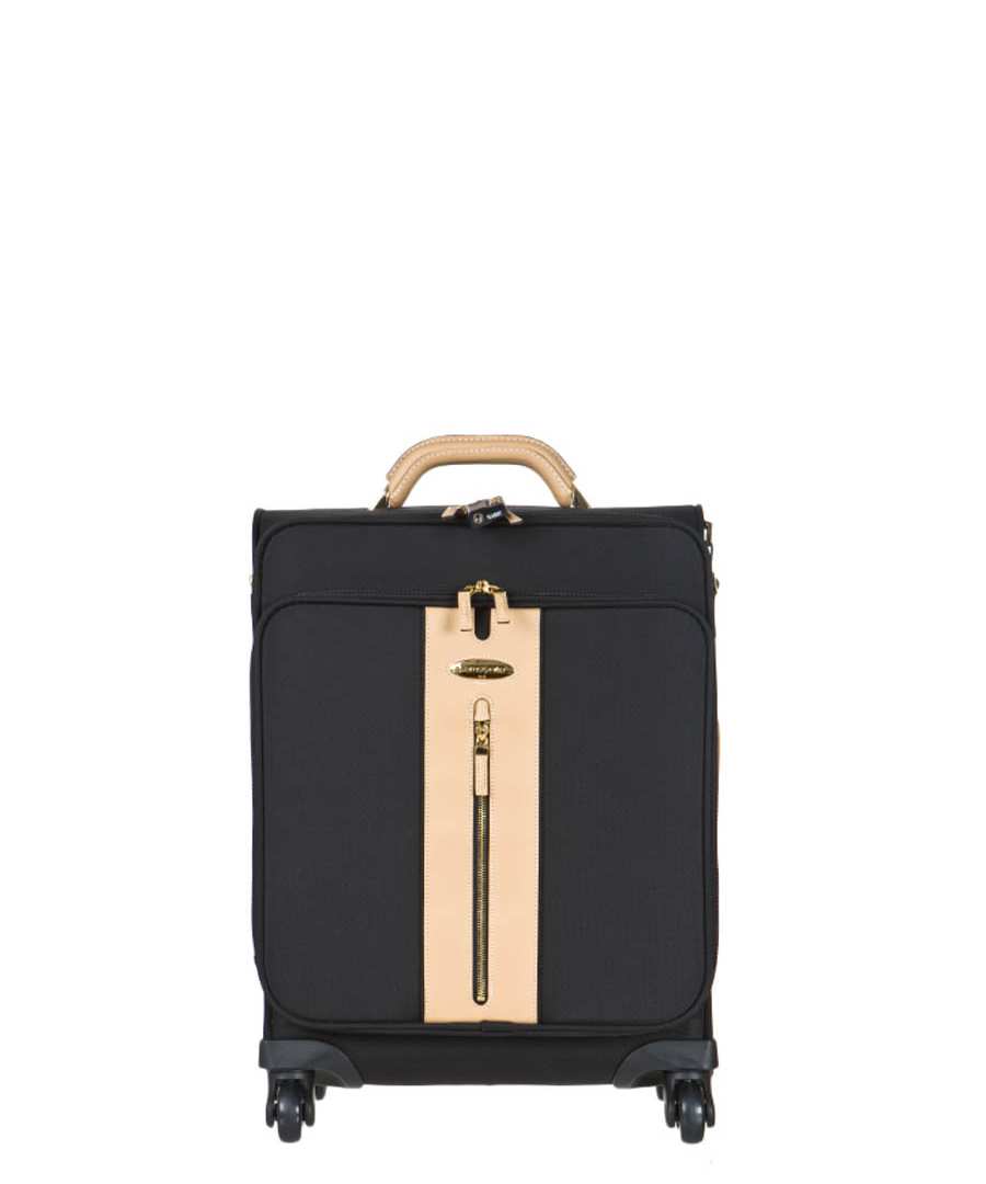 Samsonite Hommage Small Telescopic Handle Suitcase with Leather Trim in