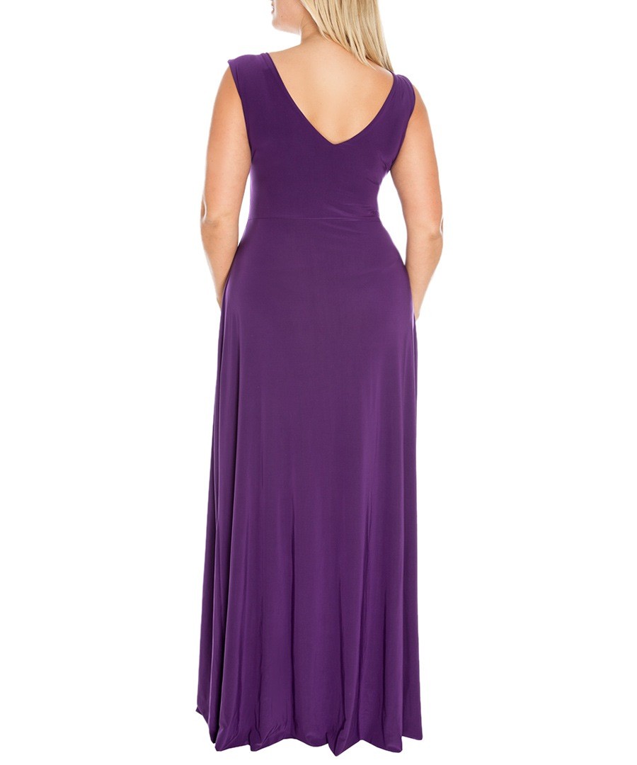 Purple maxi dress Sale - Goddiva Sale Purple maxi dress Sale - Goddiva Sale