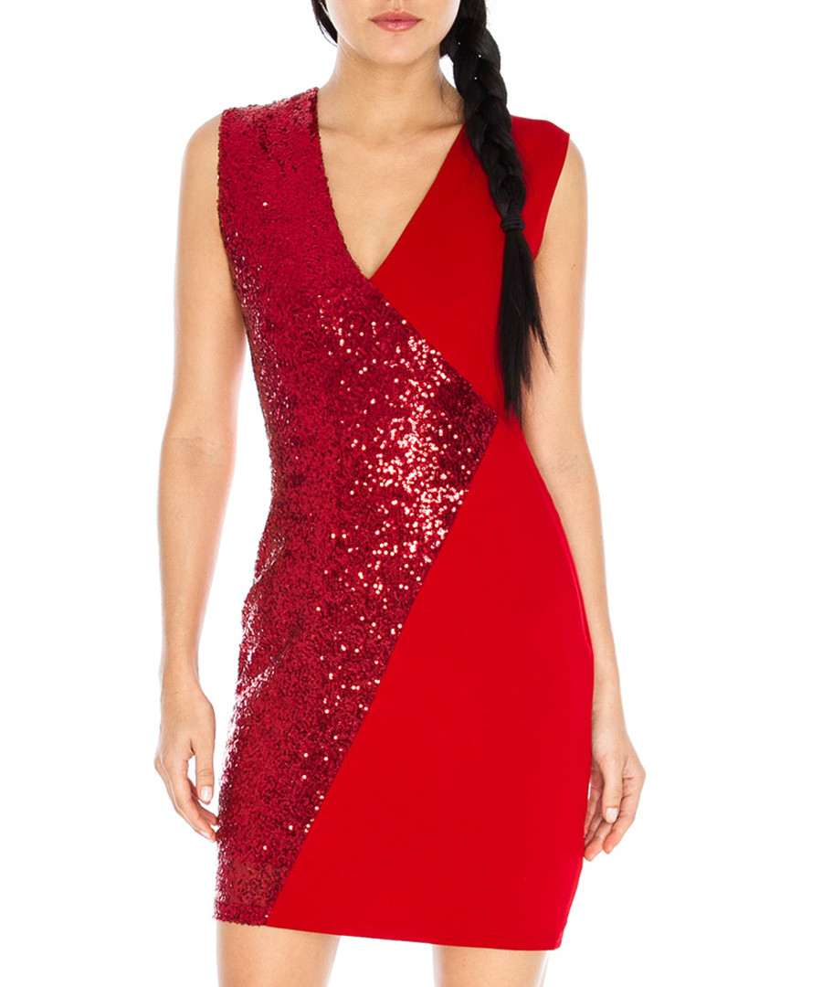 Red sequin embe...