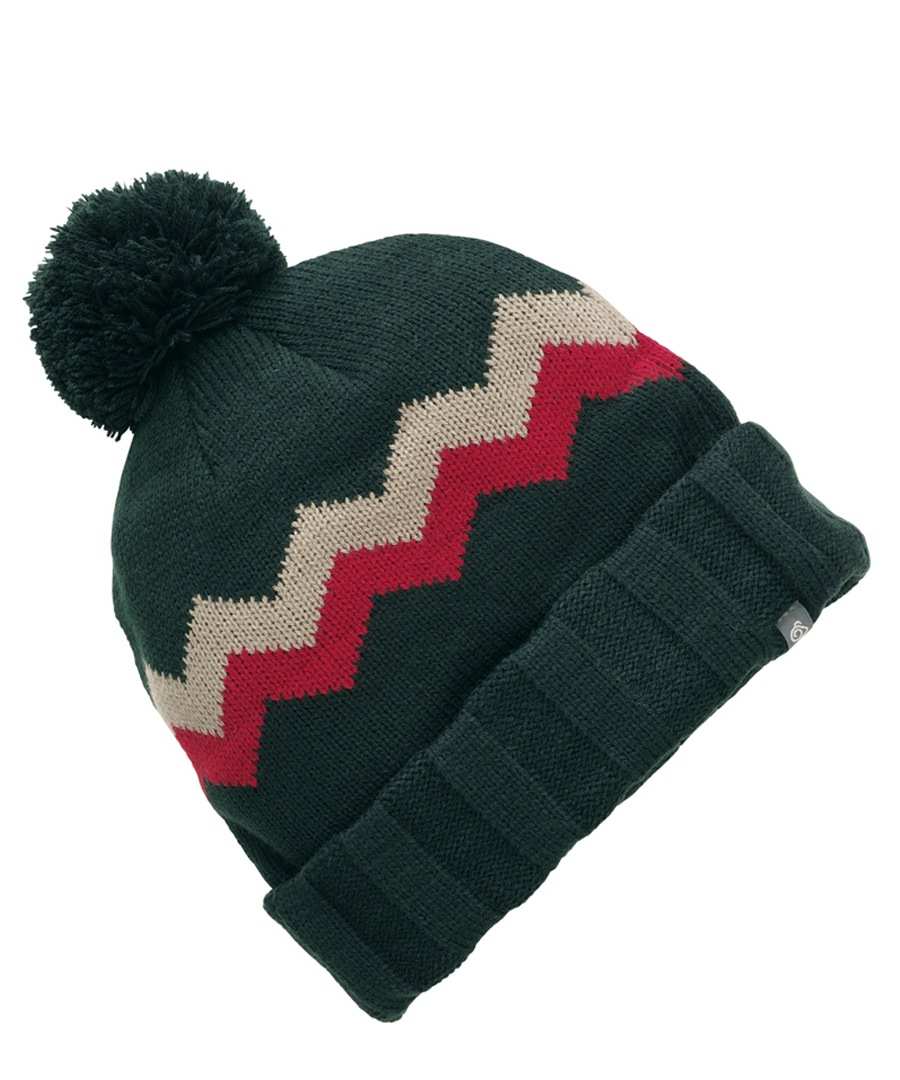 Craghoppers Mens Knit Pattern Bobble Hat, Designer ...